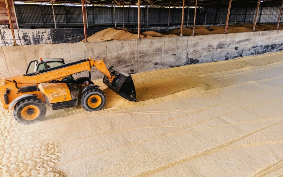 Dust Control in Sand Storage Operations