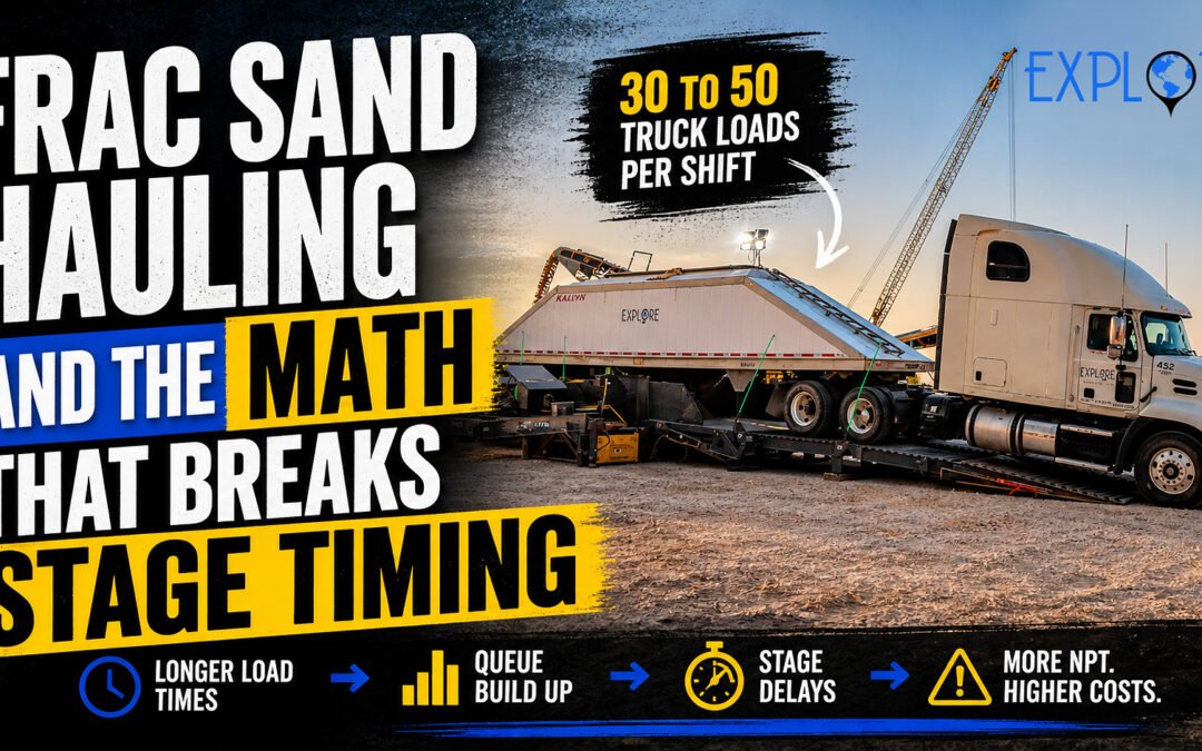 If your last completion ran late because of sand delivery, the bottleneck is solvable. Request a frac sand hauling RFQ at exploregroup.us/contact-us/